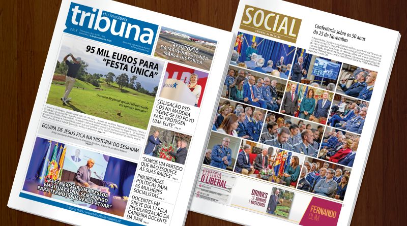 Nas bancas a edição 1355 do Tribuna da Madeira