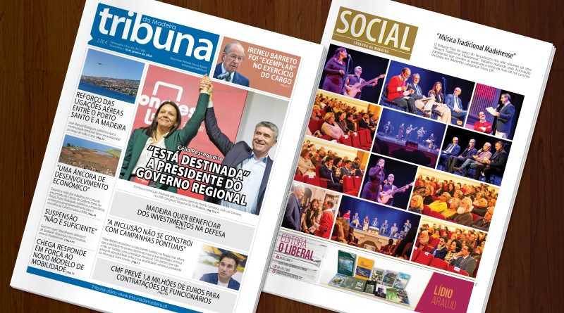 Nas bancas a edição 1360 do Tribuna da Madeira