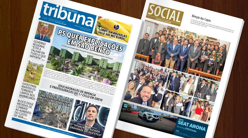 Nas bancas a edição 1381 do Tribuna da Madeira
